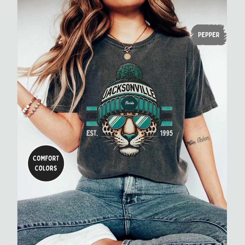 Jacksonville Football Distressed Team Andise Game Day Fan Apparel Tee